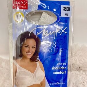 Playtex® Bra: 18 Hour Ultimate Comfort Strap Wireless Bra 4693 38DD